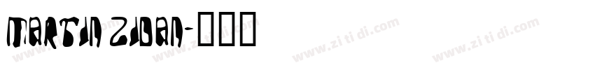 Martin Zidan字体转换